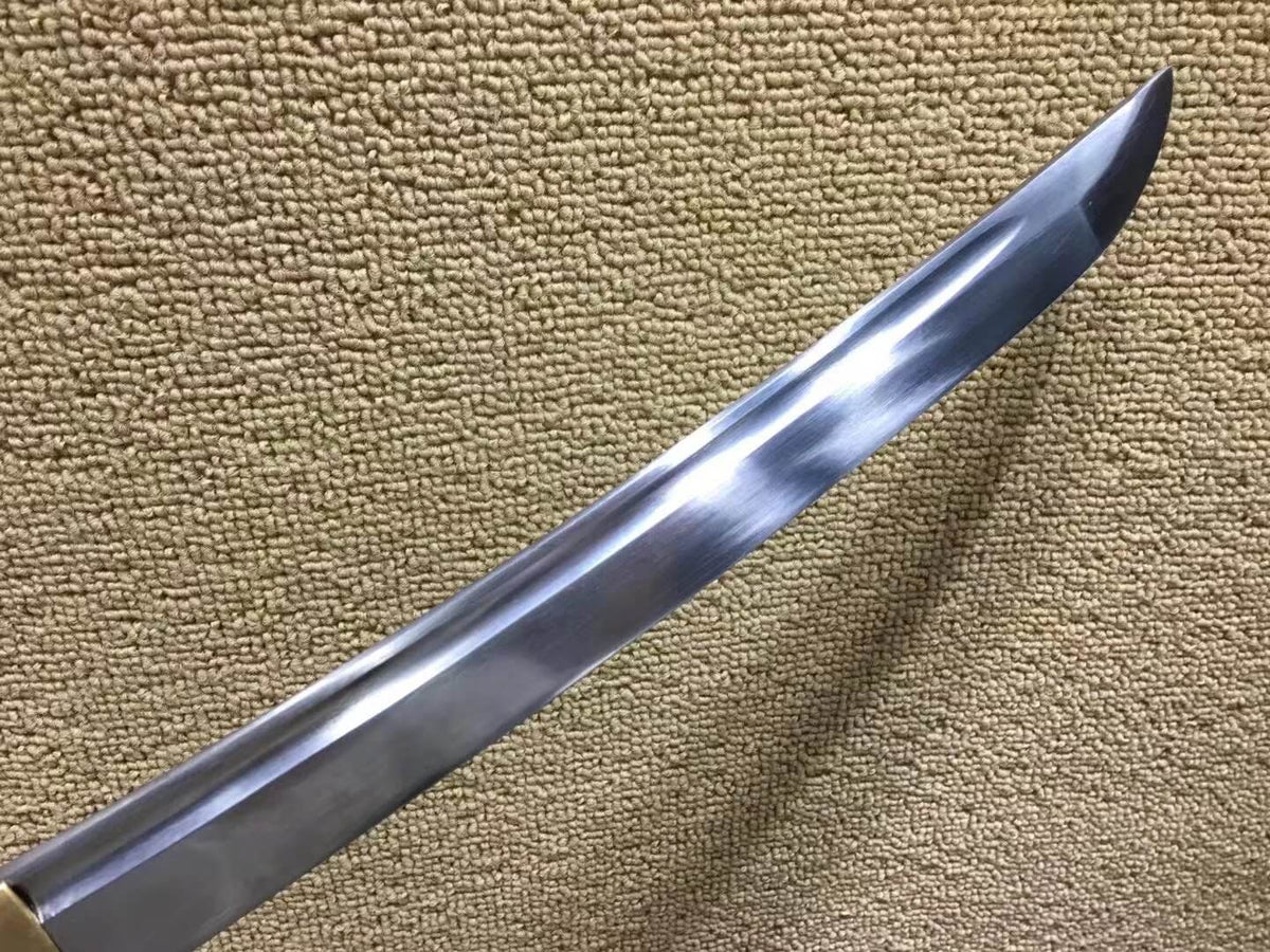 Wakizashi(High manganese steel,Red scabbard,Alloy fitted)Length 21" - Chinese sword shop