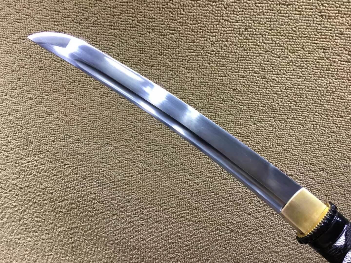 Wakizashi(High manganese steel,Red scabbard,Alloy fitted)Length 21" - Chinese sword shop