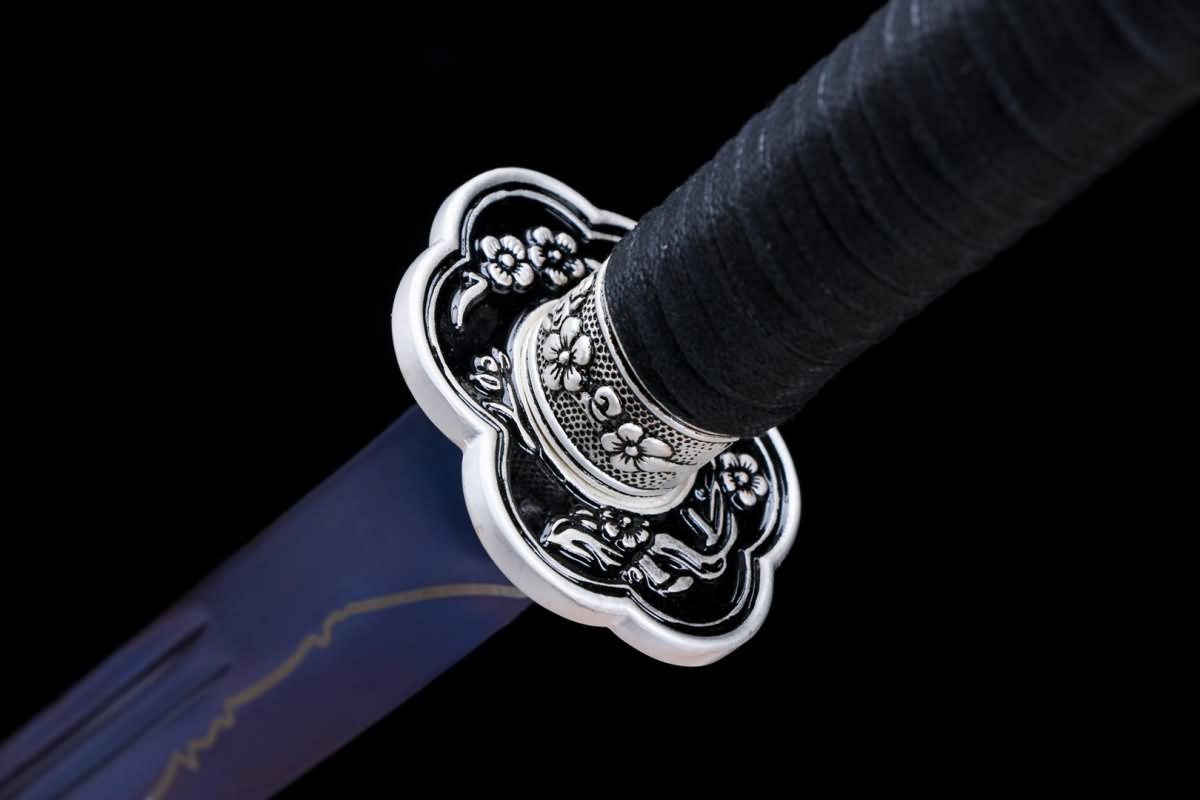 Broadsword,High carbon steeel blue blade,Alloy fittings - Chinese Sword store
