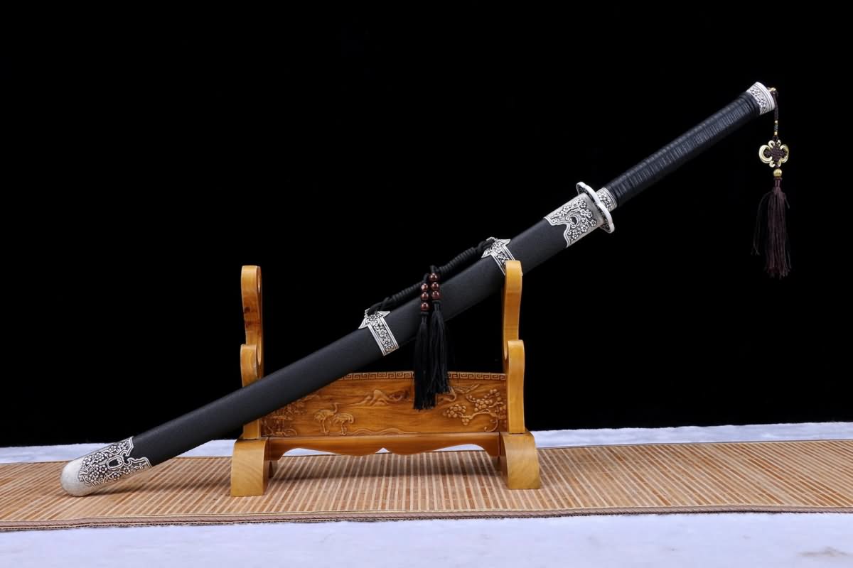 Broadsword,High carbon steeel blue blade,Alloy fittings - Chinese Sword store