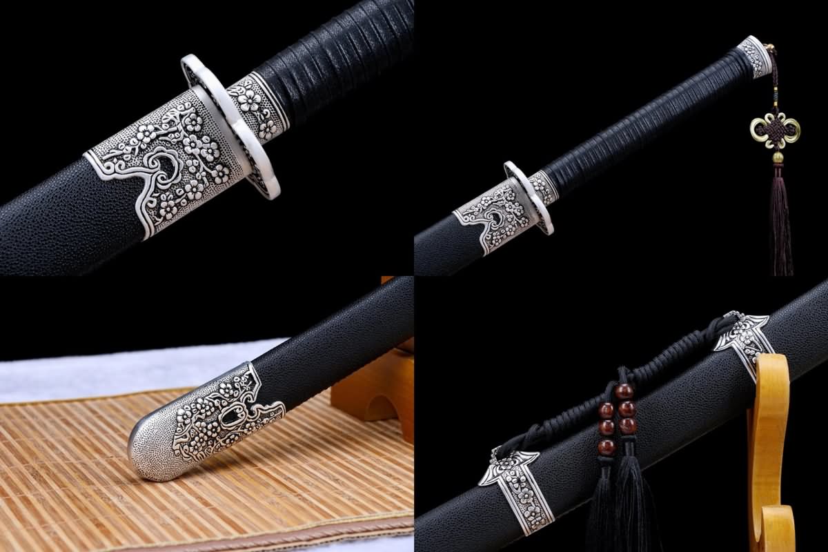Broadsword,High carbon steeel blue blade,Alloy fittings - Chinese Sword store