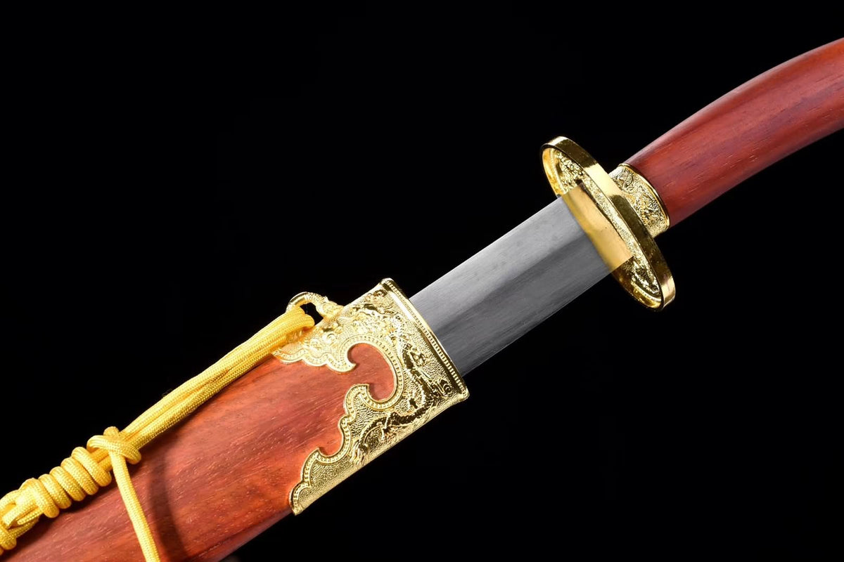 Qing dao,Handmade High carbon steel blade,Redwood scabbard - Chinese sword shop