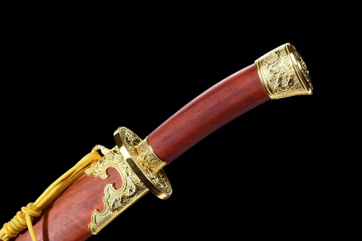 Qing dao,Handmade High carbon steel blade,Redwood scabbard - Chinese sword shop