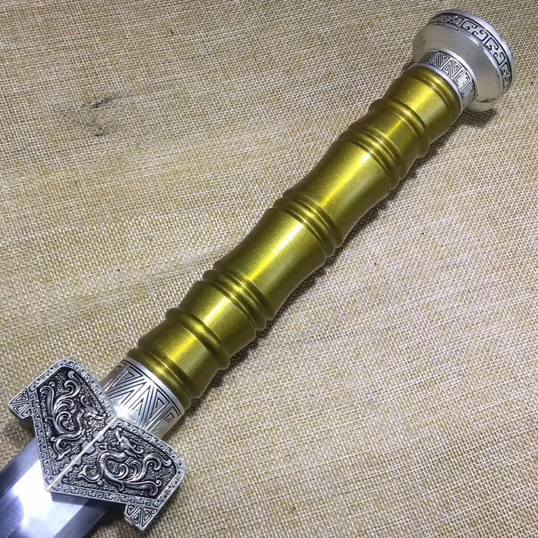 Tsing Lung sword,High carbon steel blade,Redwood scabbard,Alloy - Chinese sword shop