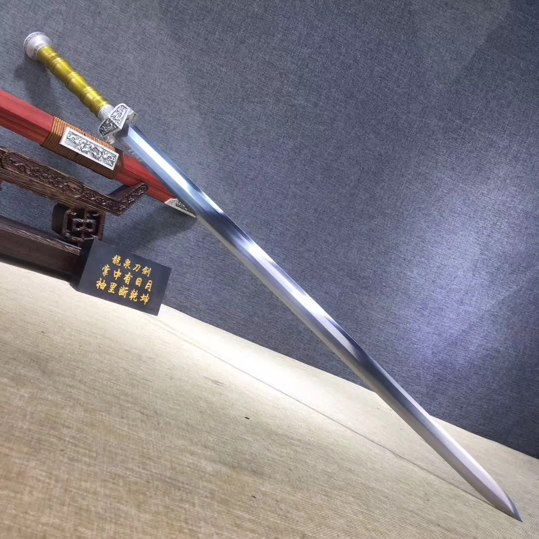 Tsing Lung sword,High carbon steel blade,Redwood scabbard,Alloy - Chinese sword shop