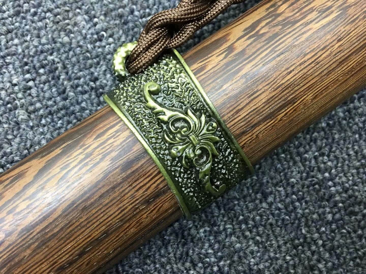Longquan sword,High carbon steel etch blade,Rosewood,Alloy fittings - Chinese sword shop