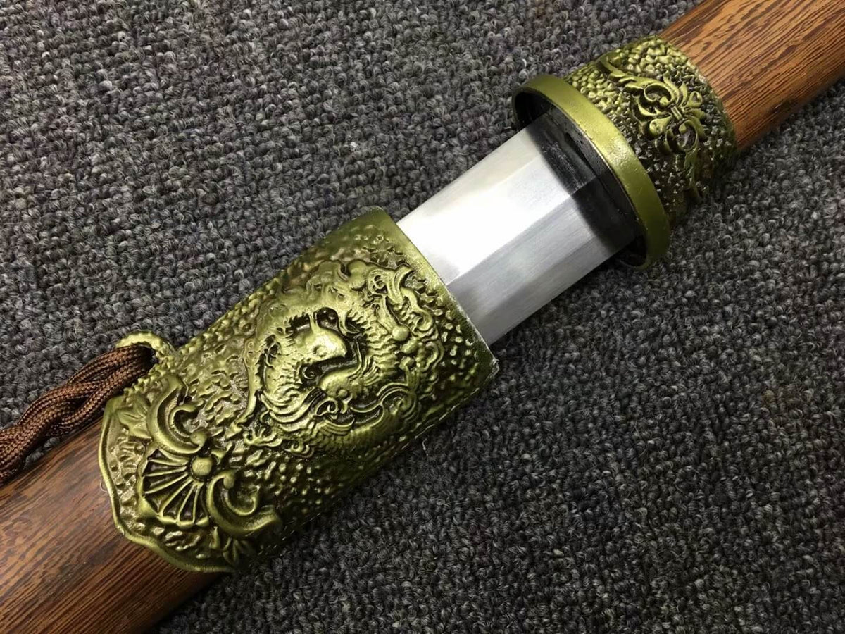 Longquan sword,High carbon steel etch blade,Rosewood,Alloy fittings - Chinese sword shop