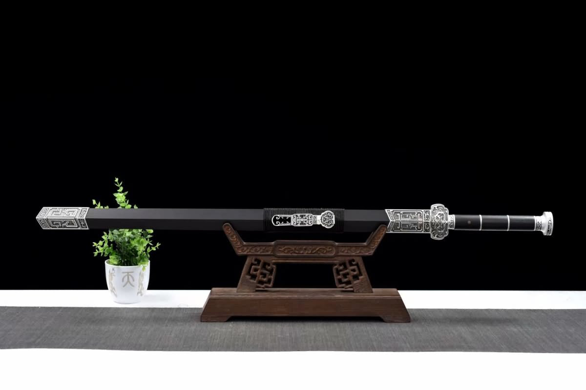 Ruyi jian,High carbon blue blade,Alloy fittings,Sword