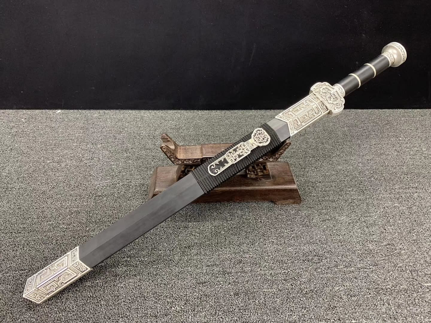 Ruyi jian sword,Handmade(High carbon steel etch blade,Kirstie fittings)Sharp - Chinese sword shop