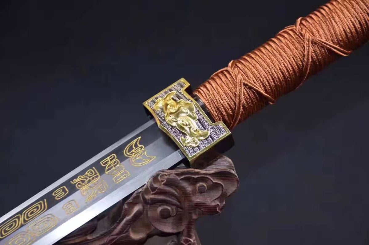 Ruyi jian,High manganese steel blade,Rosewood scabbard,Alloy fittings - Chinese sword shop