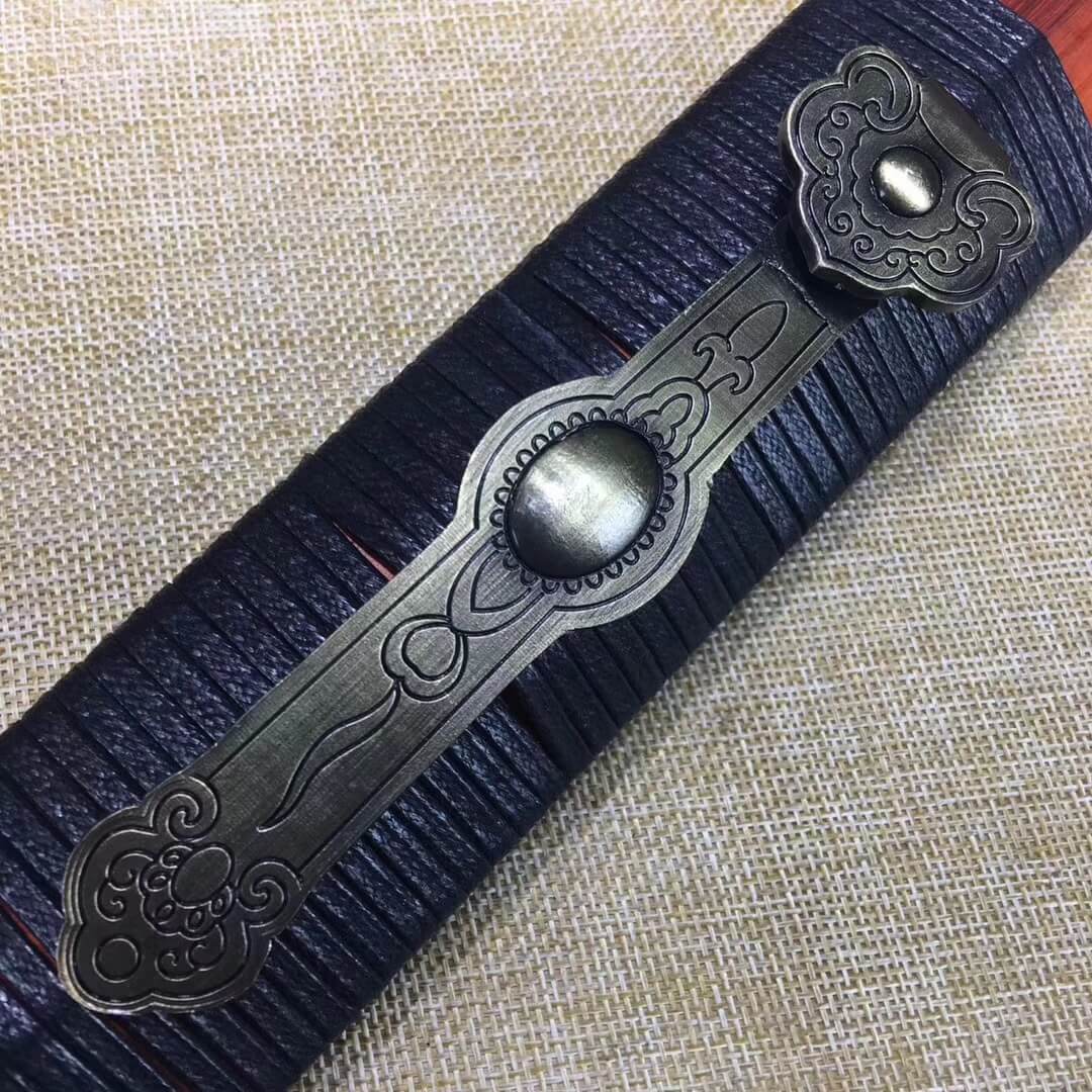 Ruyi sword,High manganese steel etch blade,Redwood scabbard,Alloy fitting - Chinese sword shop