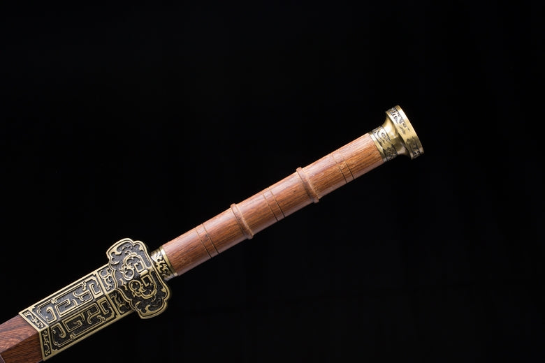 Ruyi jian,Forged High carbon steel blade,Alloy fittings,43" - Chinese sword shop