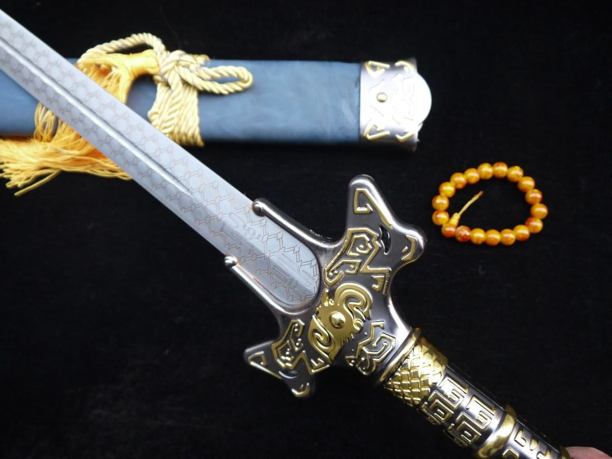 Cosplay sword,Yuanhong jian,High carbon steel blade,Alloy fittings - Chinese sword shop
