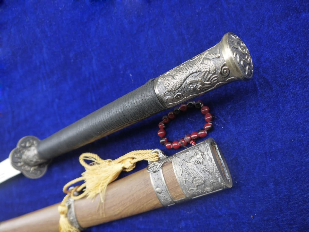 Kangxi sword,Saber,Niger,High carbon steel,Rosewood Scabbard,Alloy fitting - Chinese sword shop