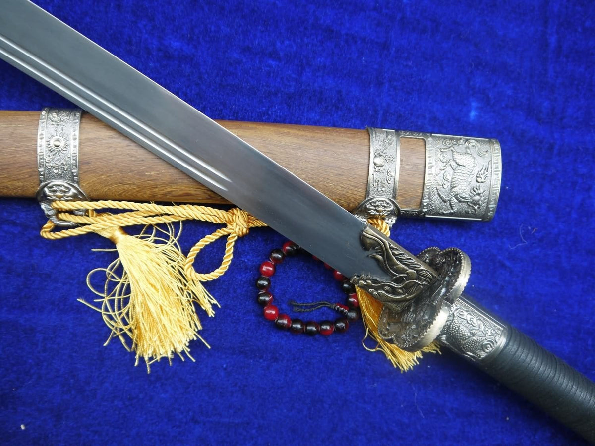 Kangxi sword,Saber,Niger,High carbon steel,Rosewood Scabbard,Alloy fitting - Chinese sword shop