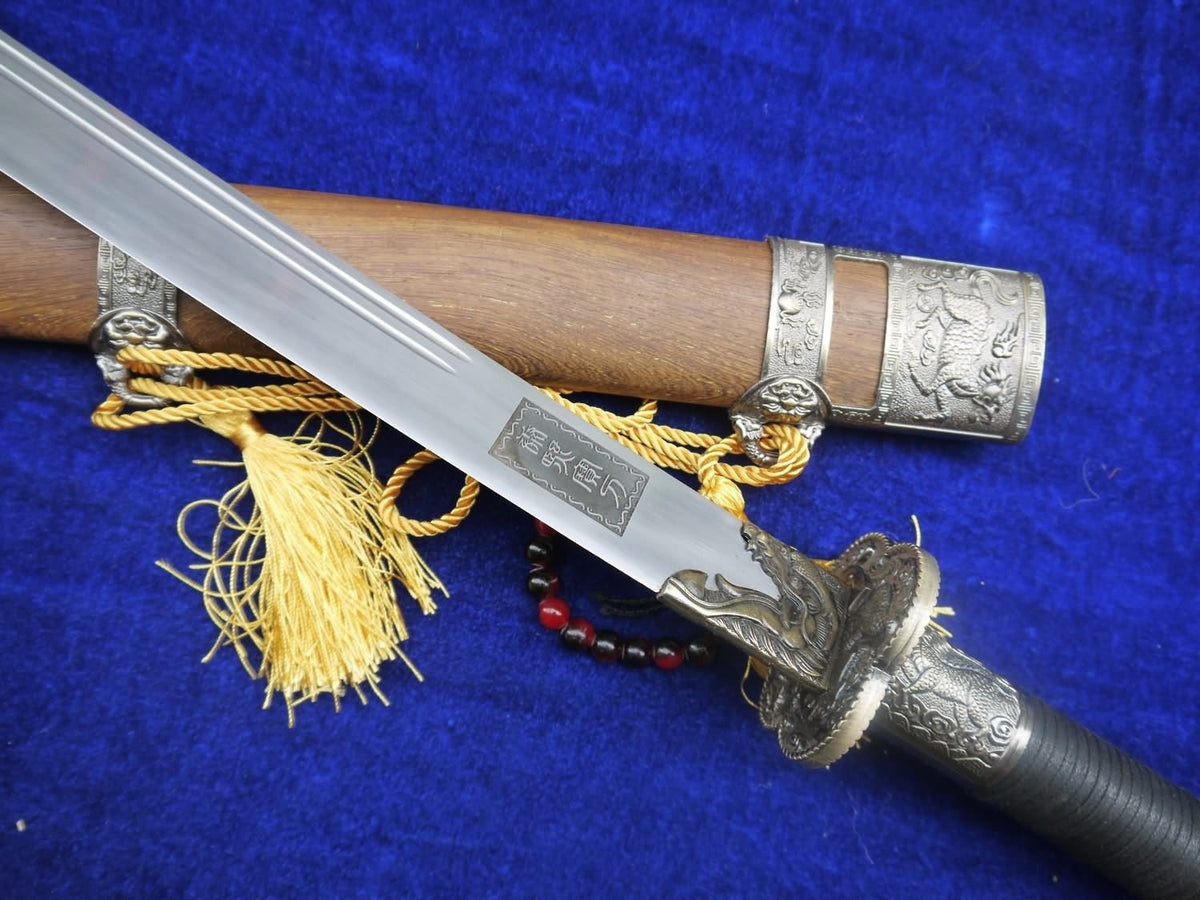 Kangxi sword,Saber,Niger,High carbon steel,Rosewood Scabbard,Alloy fitting - Chinese sword shop