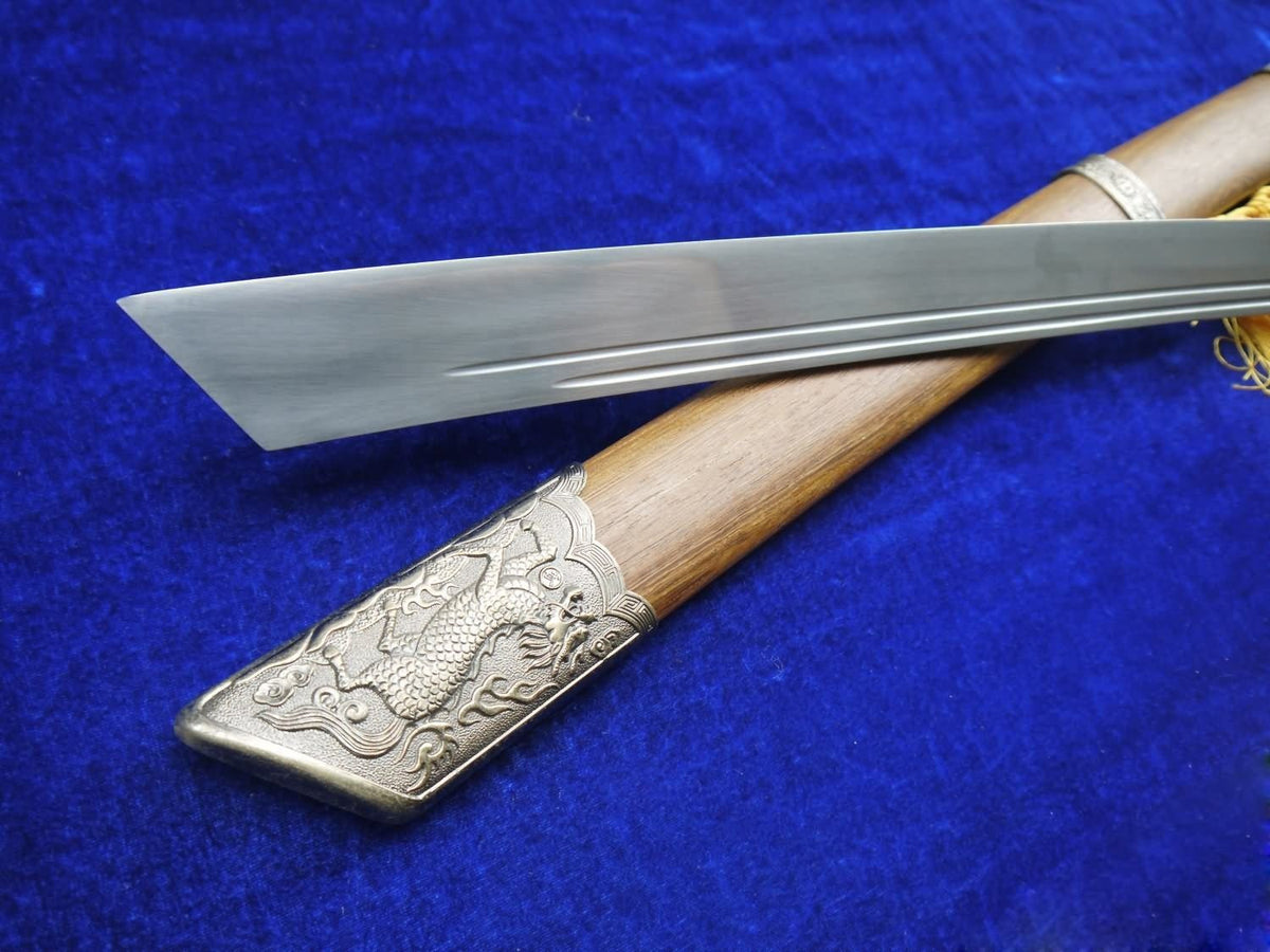 Kangxi sword,Saber,Niger,High carbon steel,Rosewood Scabbard,Alloy fitting - Chinese sword shop