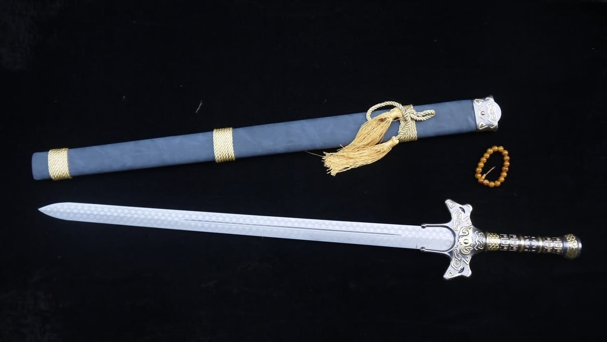 Cosplay sword,Yuanhong jian,High carbon steel blade,Alloy fittings - Chinese sword shop