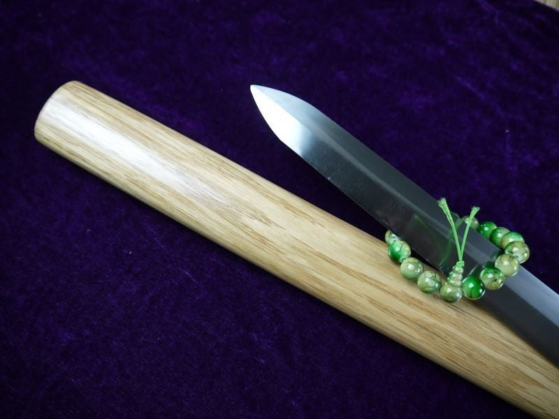 Tang sword/Medium carbon steel blade/Rosewood scabbard/Full tang - Chinese sword shop