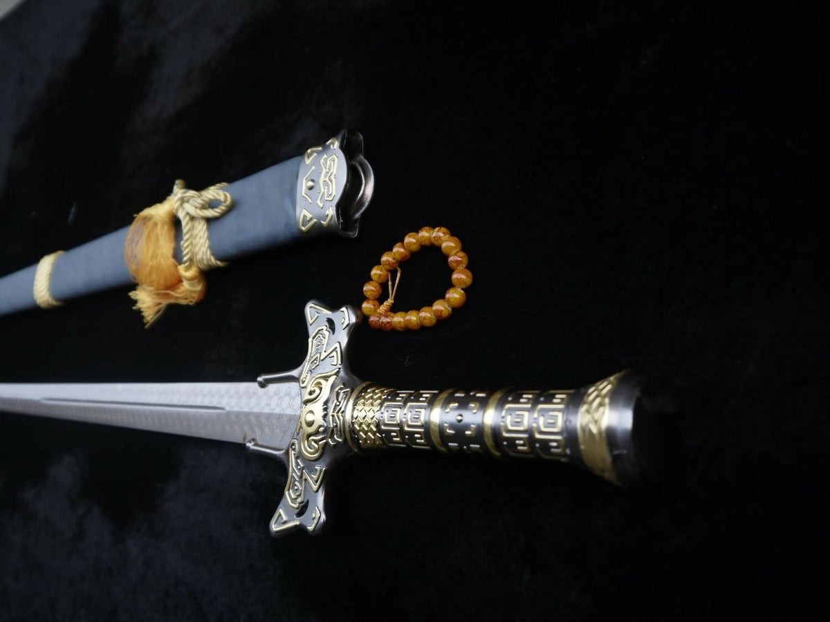 Cosplay sword,Yuanhong jian,High carbon steel blade,Alloy fittings - Chinese sword shop