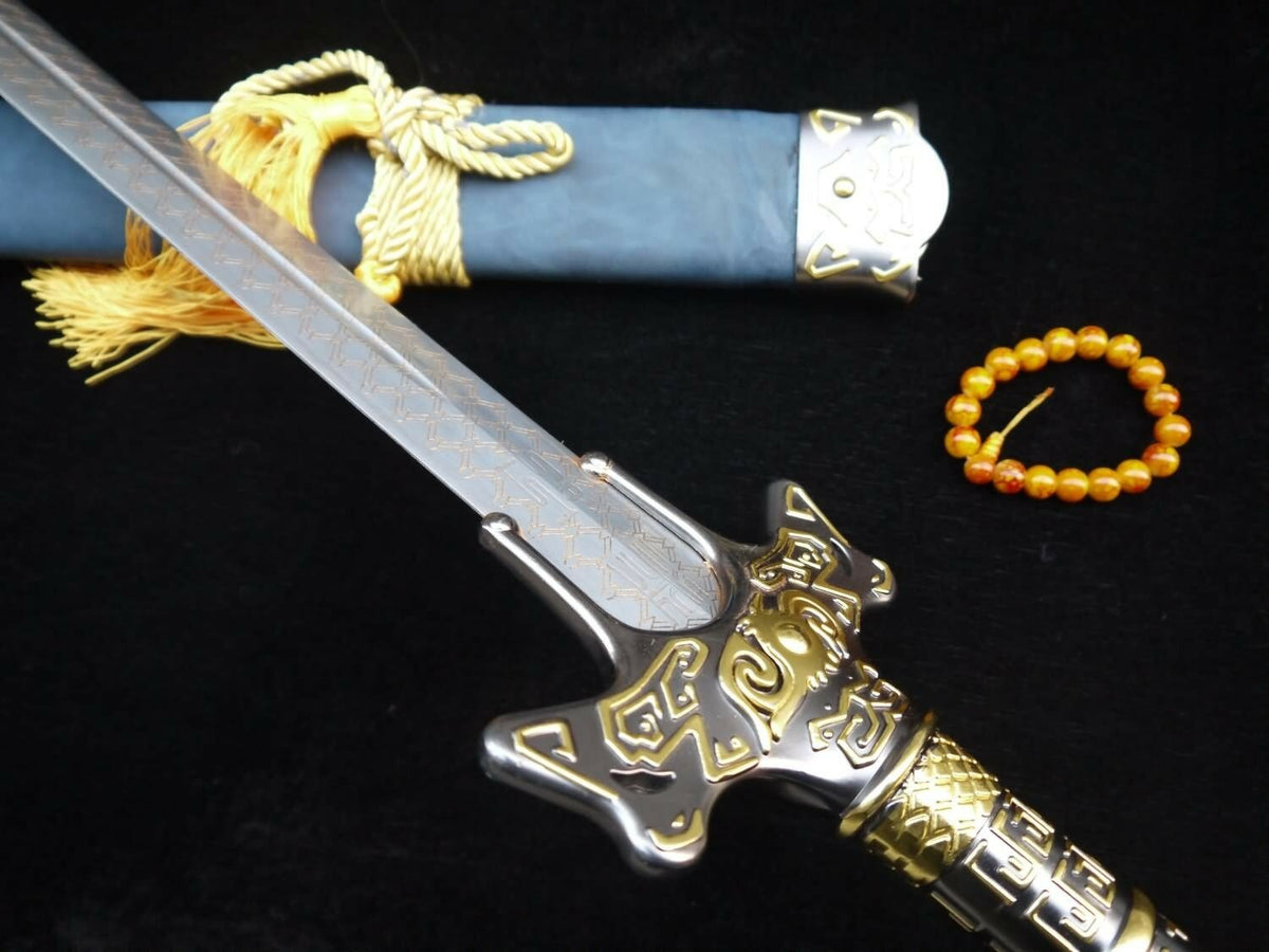 Cosplay sword,Yuanhong jian,High carbon steel blade,Alloy fittings - Chinese sword shop