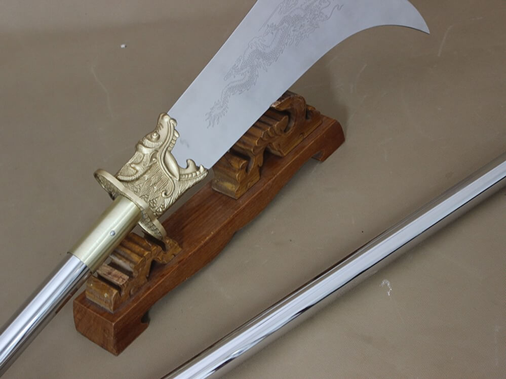 Trident,spear,Stainless steel spearhead and rod - Chinese sword shop