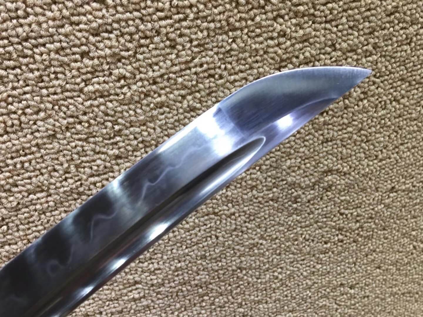 Katana,High carbon steel burn blade,Redwood scabbard,Full tang,Length 28" - Chinese sword shop