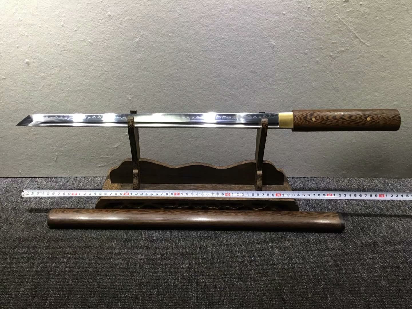 Tang dao,Hand forged,High carbon steel burn blade,Rosewood scabbard - Chinese sword shop