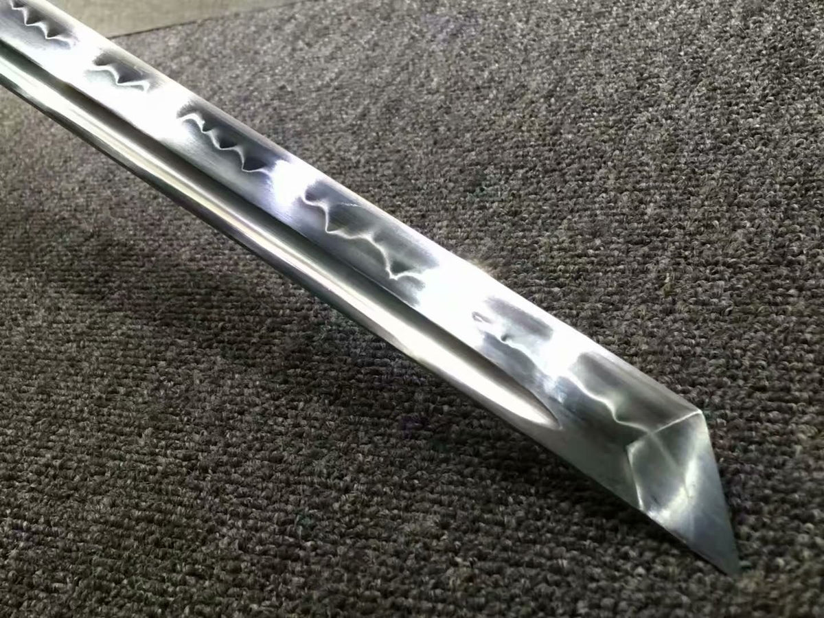 Tang dao,Hand forged,High carbon steel burn blade,Rosewood scabbard - Chinese sword shop