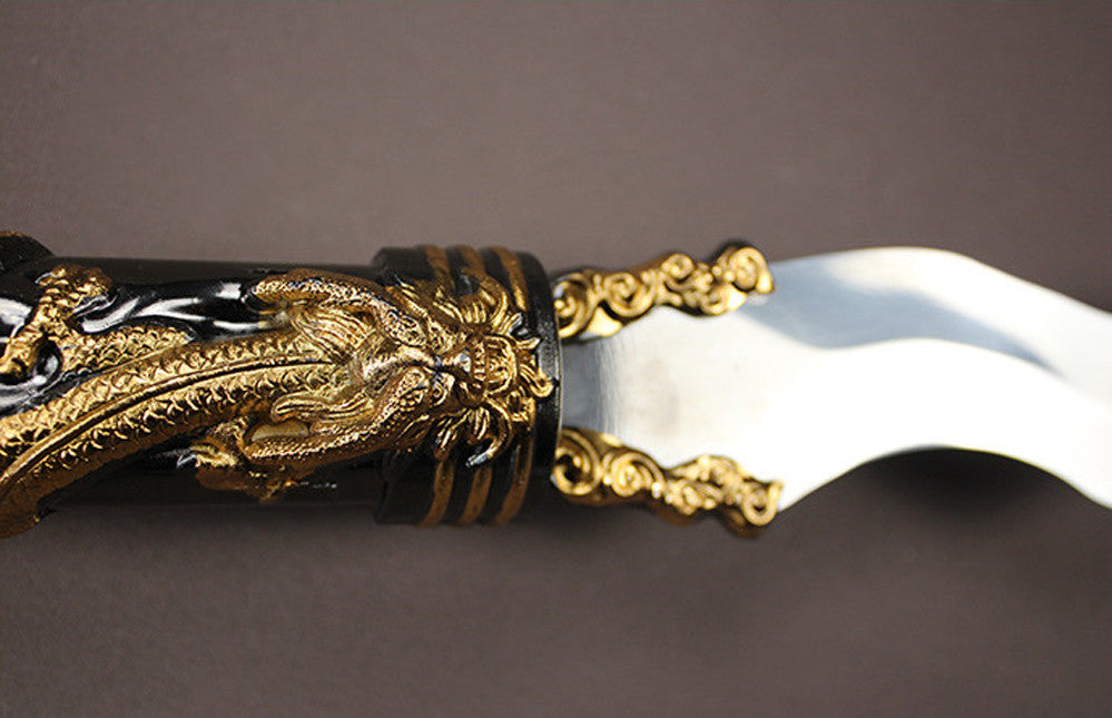 Zhang eight snake spear/Stainless steel Spearhead and rod - Chinese sword shop