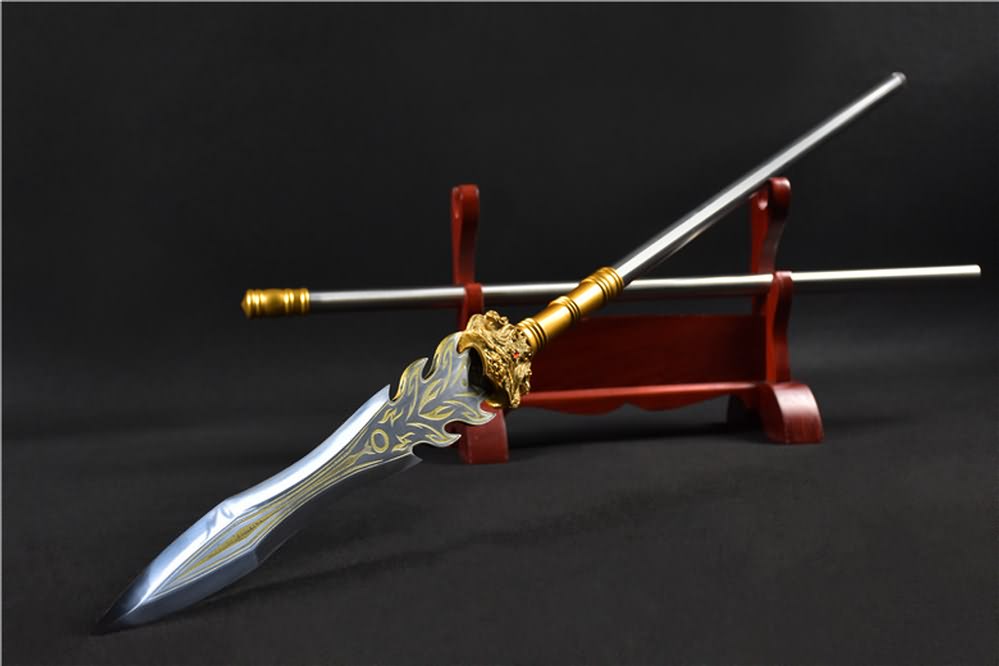 Halberd Weapon Spear,Handmade,High Carbon Steel Blade,Battle Ready Lance…
