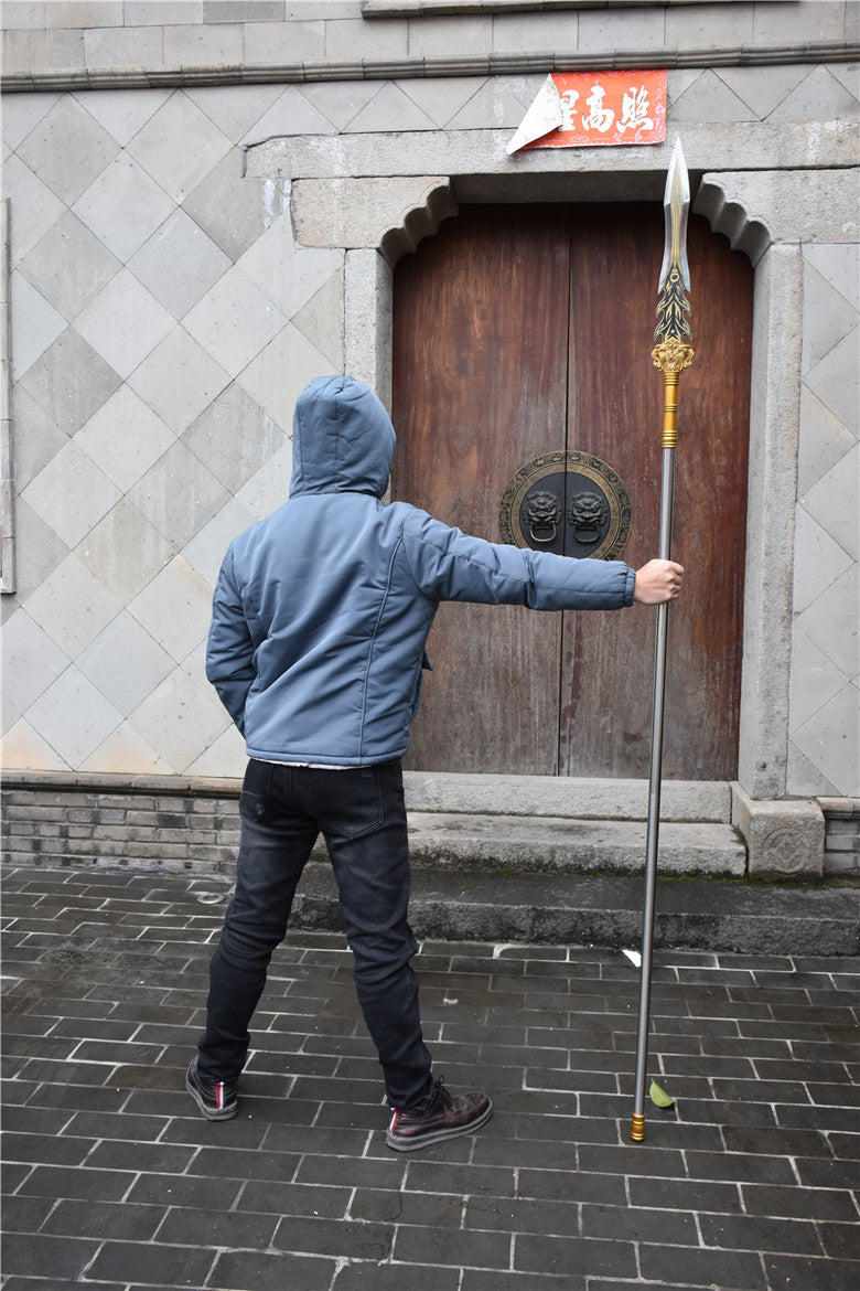 Halberd Weapon Spear,Handmade,High Carbon Steel Blade,Battle Ready Lance…