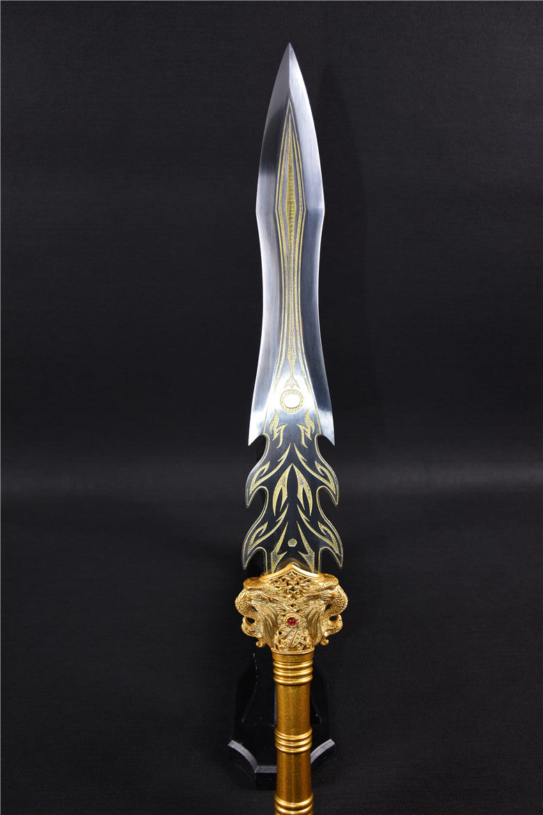 Halberd Weapon Spear,Handmade,High Carbon Steel Blade,Battle Ready Lance…