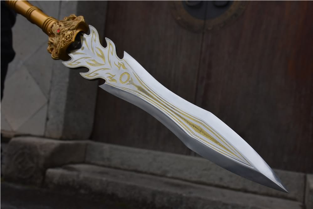 Halberd Weapon Spear,Handmade,High Carbon Steel Blade,Battle Ready Lance…