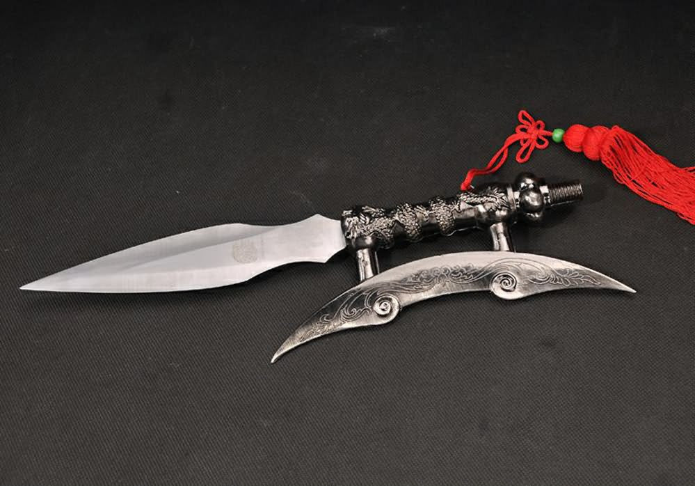 Flayer/Chinese spear/Stainless steel Spearhead and rod - Chinese sword shop