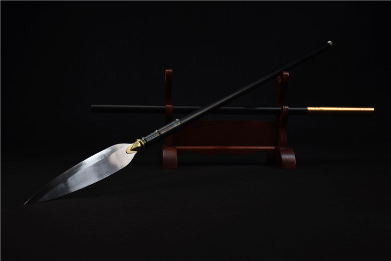 Chinese Spear,Forged High Carbon Steel Blade,Battle Ready - Chinese sword shop