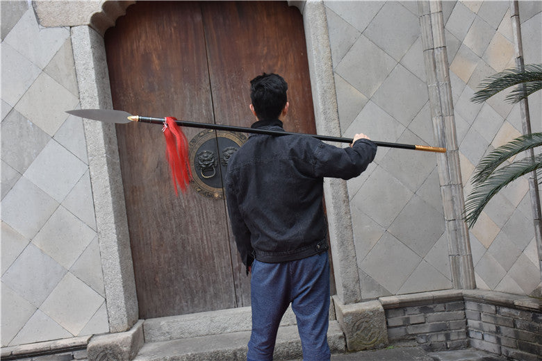 Chinese Spear,Forged High Carbon Steel Blade,Battle Ready - Chinese sword shop