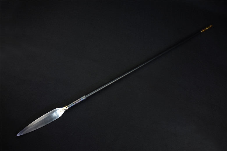 Chinese Spear,Forged High Carbon Steel Blade,Battle Ready - Chinese sword shop