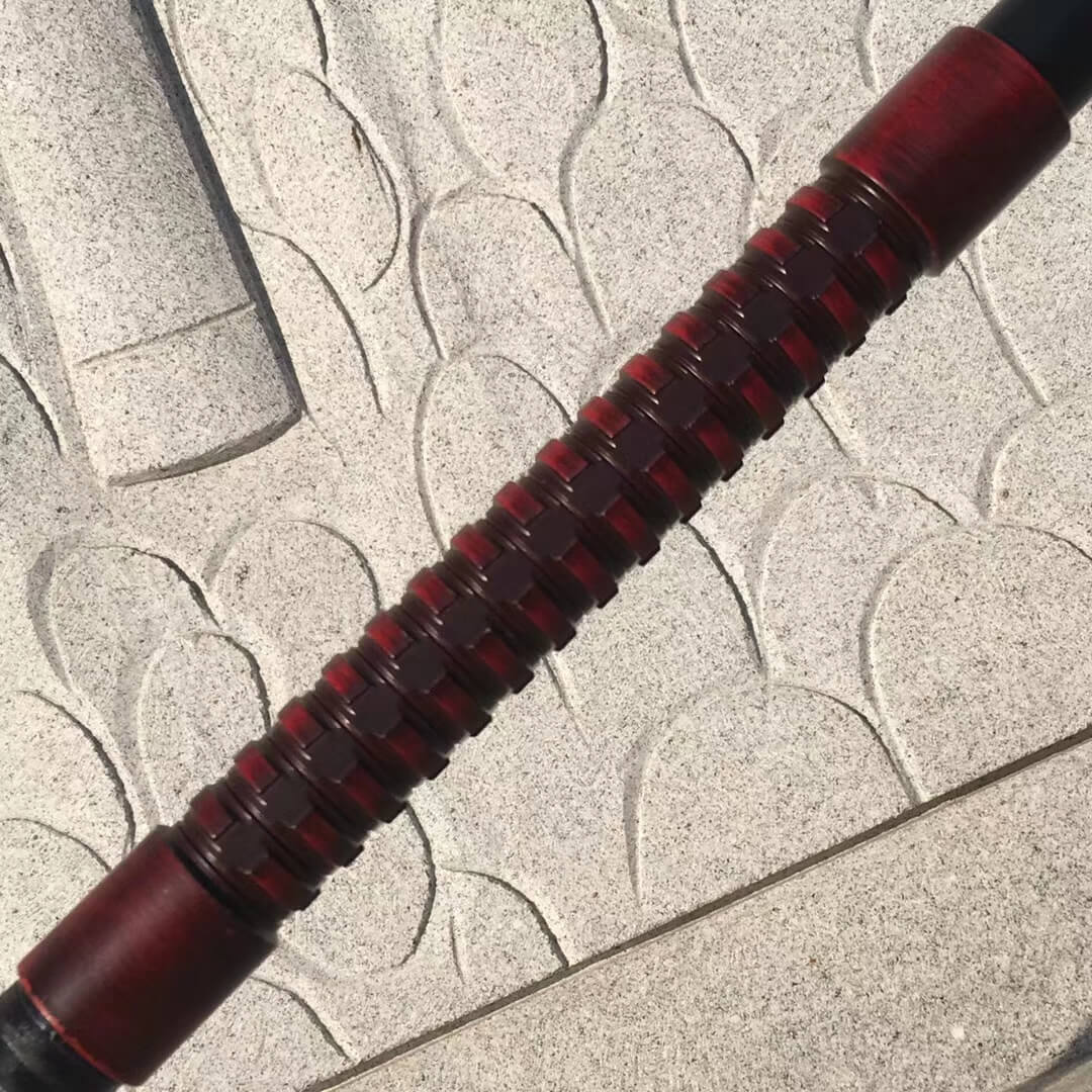 Tongtian spear(Folded steel Spearhead,stainless steel rod)Length 76" - Chinese sword shop