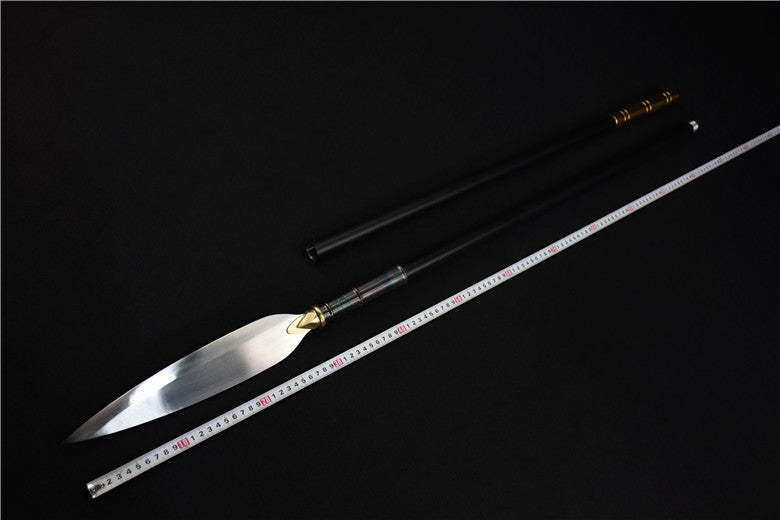 Chinese Spear,Forged High Carbon Steel Blade,Battle Ready - Chinese sword shop