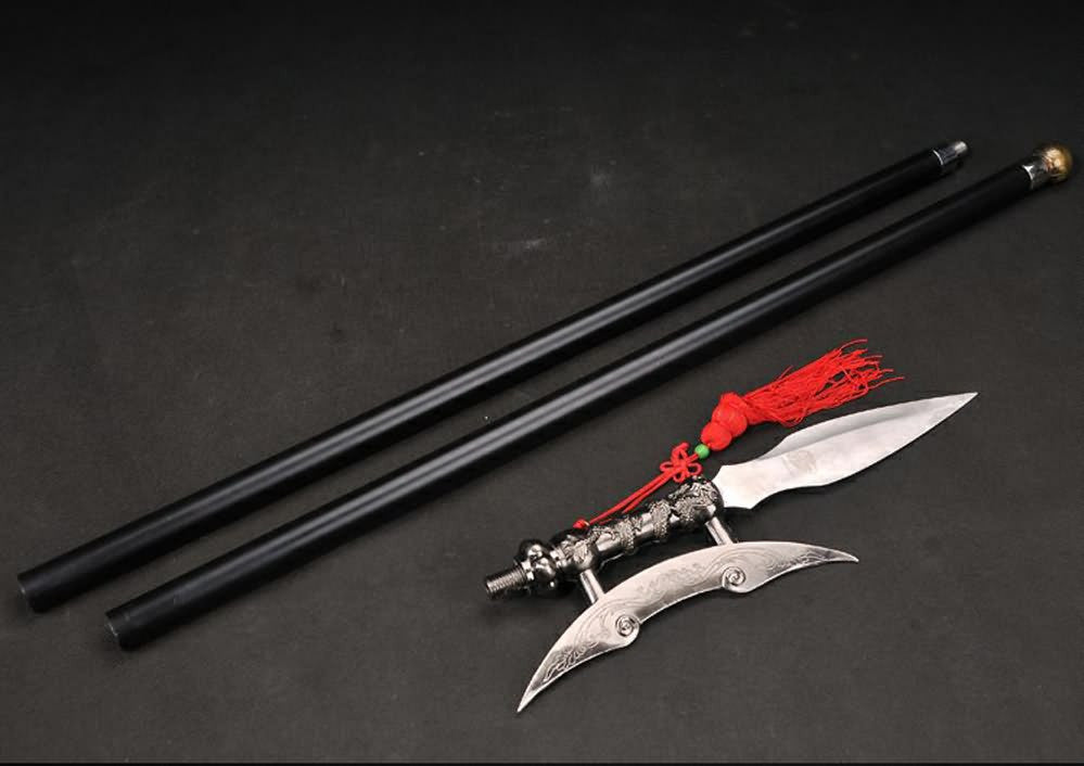 Flayer/Chinese spear/Stainless steel Spearhead and rod - Chinese sword shop