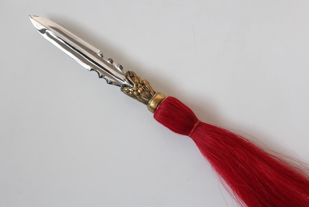 Chinese dragon spear,Lance,Stainless steel,Length 78 inch - Chinese sword shop