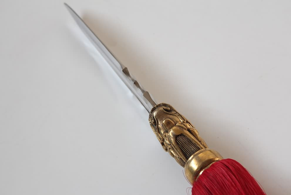 Chinese dragon spear,Lance,Stainless steel,Length 78 inch - Chinese sword shop