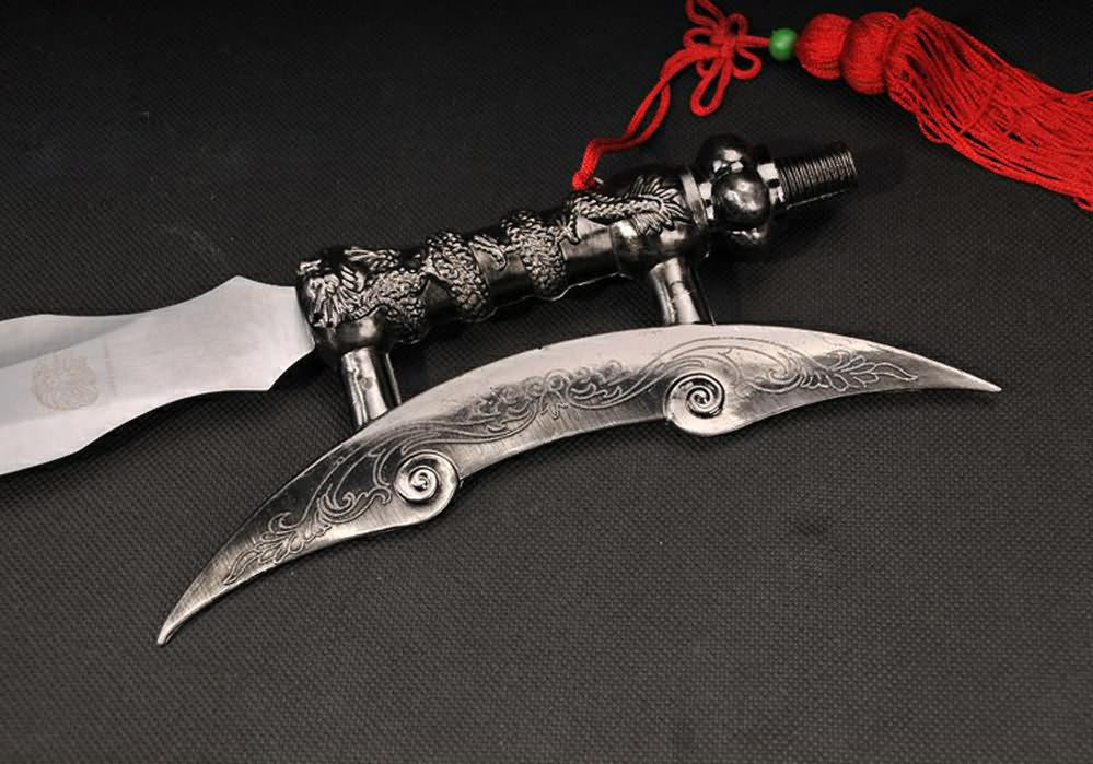 Flayer/Chinese spear/Stainless steel Spearhead and rod - Chinese sword shop
