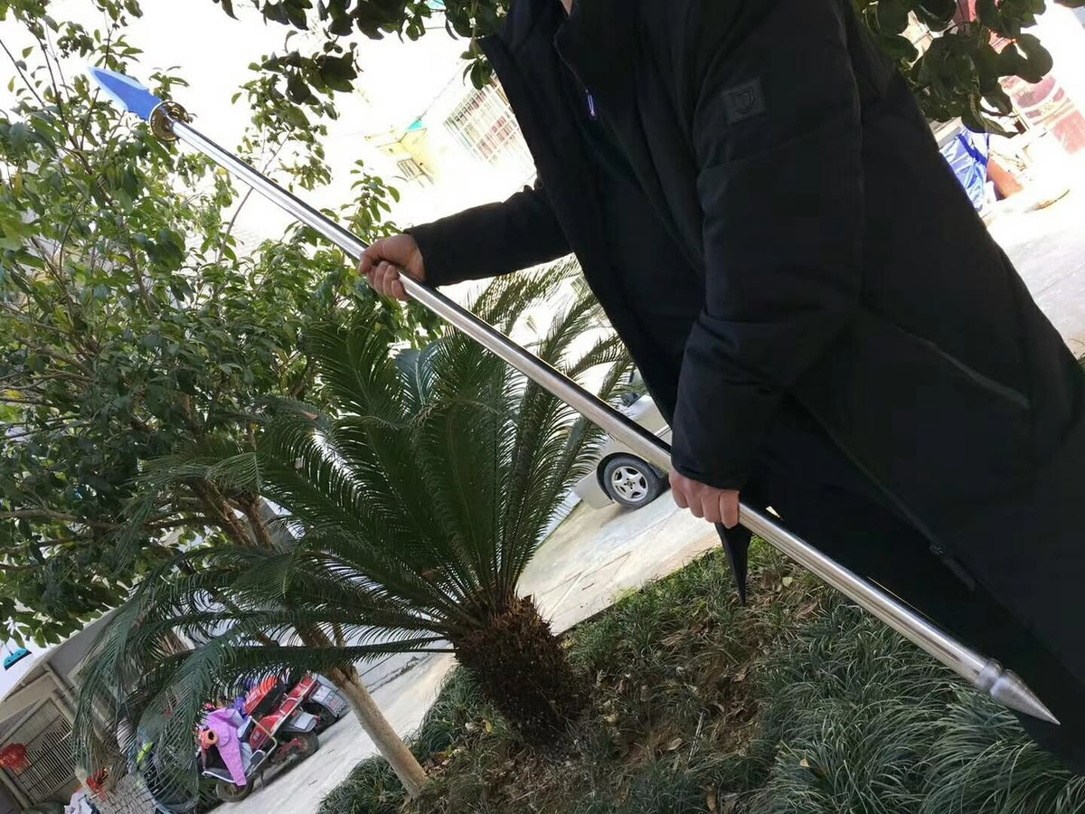 Spear(High carbon steel blade,Stainless steel rod)Handmade - Chinese sword shop