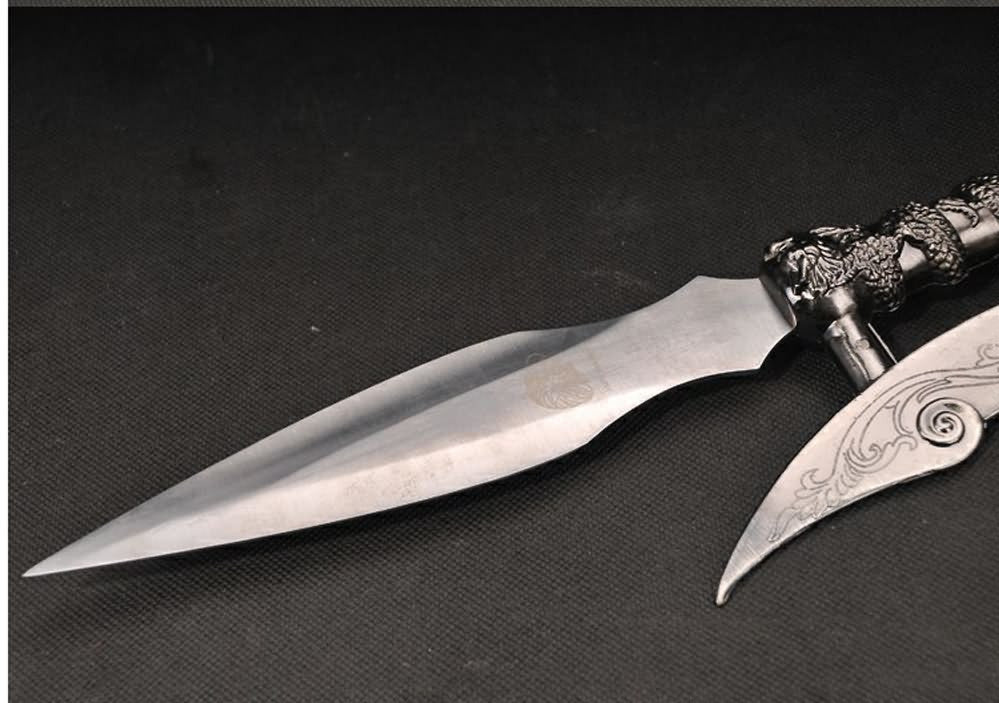 Flayer/Chinese spear/Stainless steel Spearhead and rod - Chinese sword shop