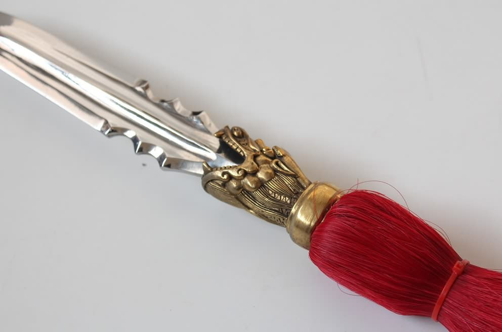 Chinese dragon spear,Lance,Stainless steel,Length 78 inch - Chinese sword shop