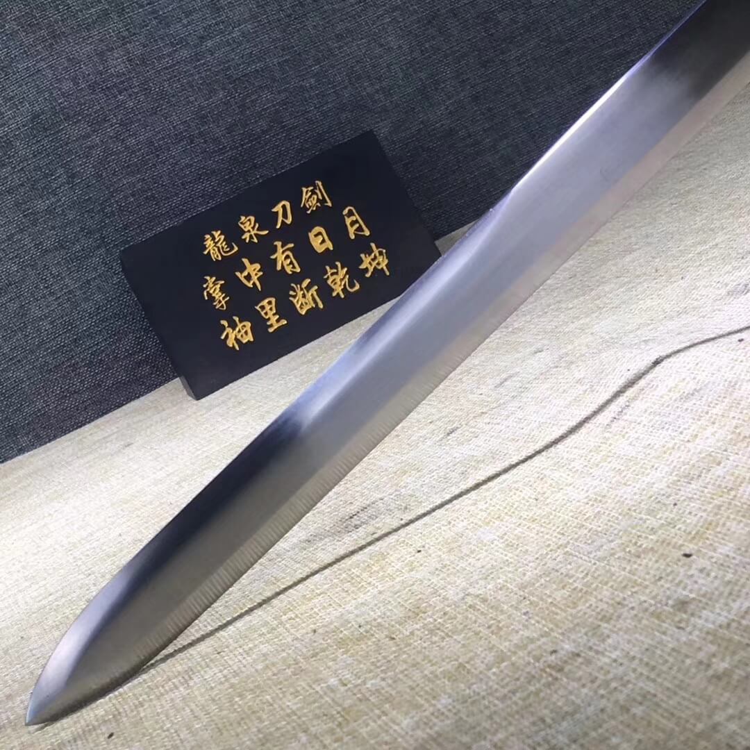 Wolong sword,Hand Forged(High carbon steel,Black wood,Alloy) - Chinese sword shop
