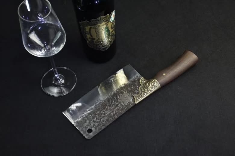 Chinese Cleaver 7Cr17Mov Steel Chef Kitchen Knives Home Cooking Slicing Tools PRO - Chinese sword shop