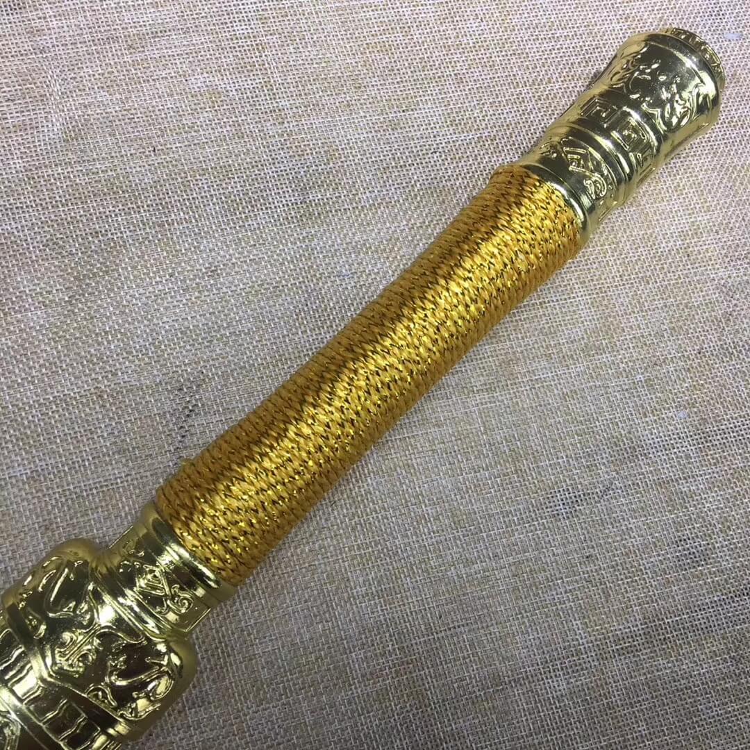 Wolong sword,Hand Forged(High carbon steel,Black wood,Alloy) - Chinese sword shop